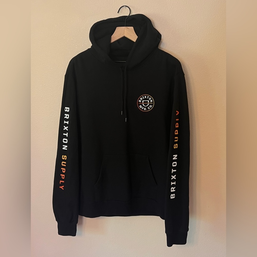 Brixton Hoodie Hoody Men’s Large Black